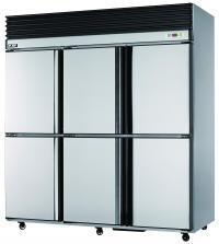 商業用瑞興冷藏冰箱-6門立式風冷全藏冰箱RS-R1008
